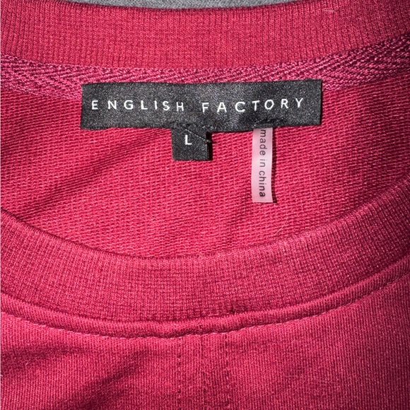 English Factory Vibrant Red Asymmetrical Waist Dress 💃 - Picture 2 of 8